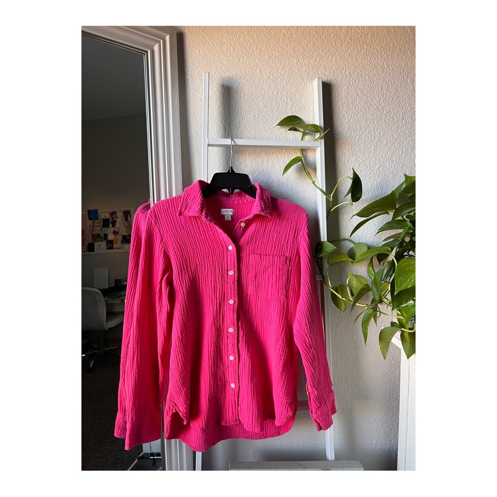 J. Crew Cotton Gauzy Shirt
